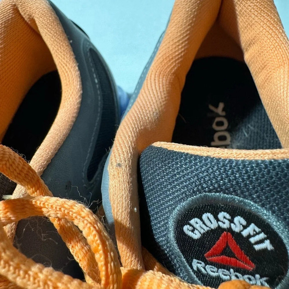 Reebok CrossFit U-Form Trainers Grey/Blue/Orange Size  6.5 - Picture 2 of 10